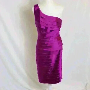 Bebe one shoulder vintage (Y2K) band aid dress